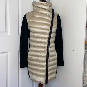 Women's Calvin Klein Performance Puffer Coat with Knit Side Panels Size Small